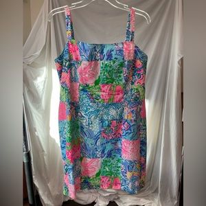 Lilly Pulitzer Jesse Romper Spaghetti Strap Dress - 14